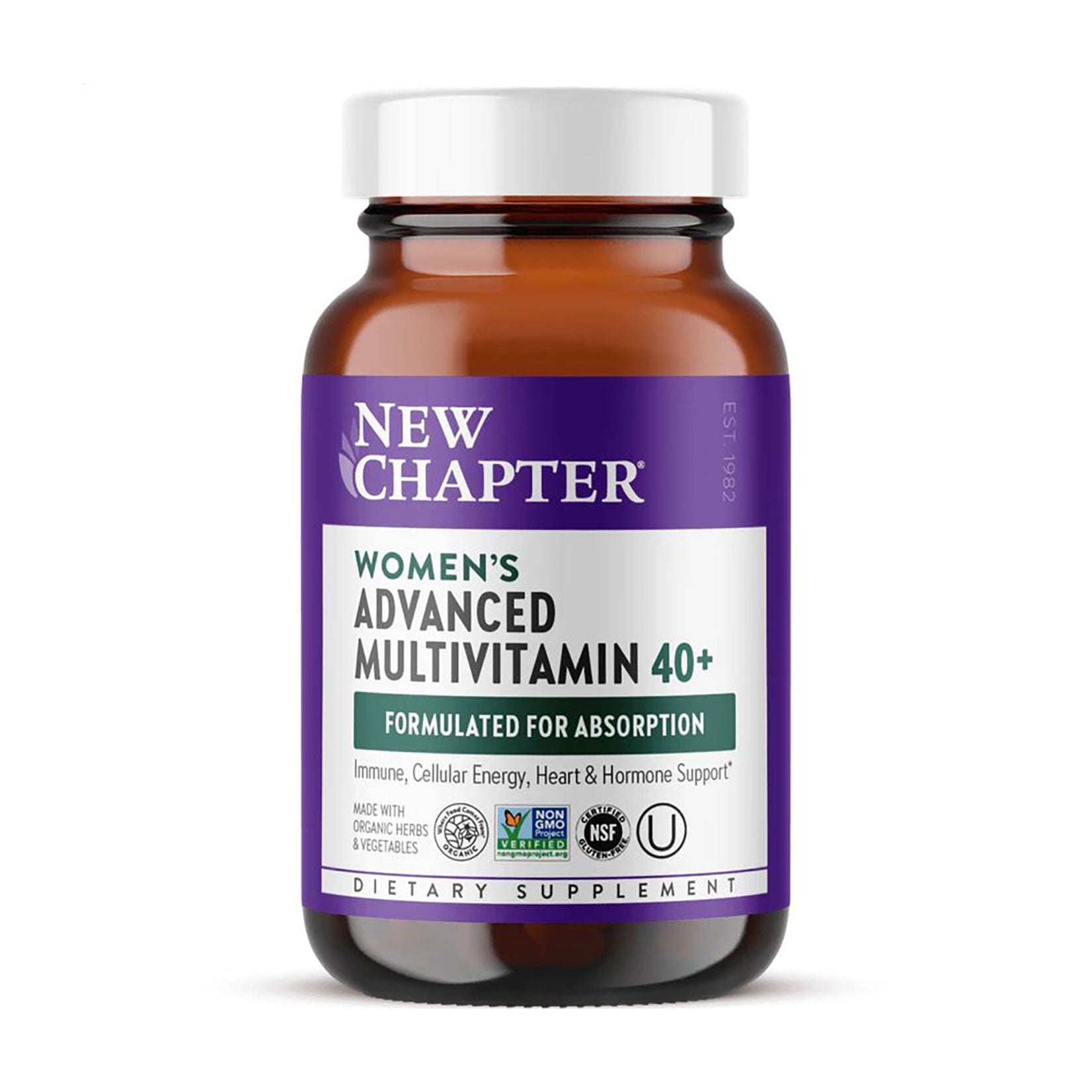 Уцінка! Жіночі мультивітаміни New Chapter 40+ Woman Advanced Multivitamin, 96 вегетаріанських таблеток